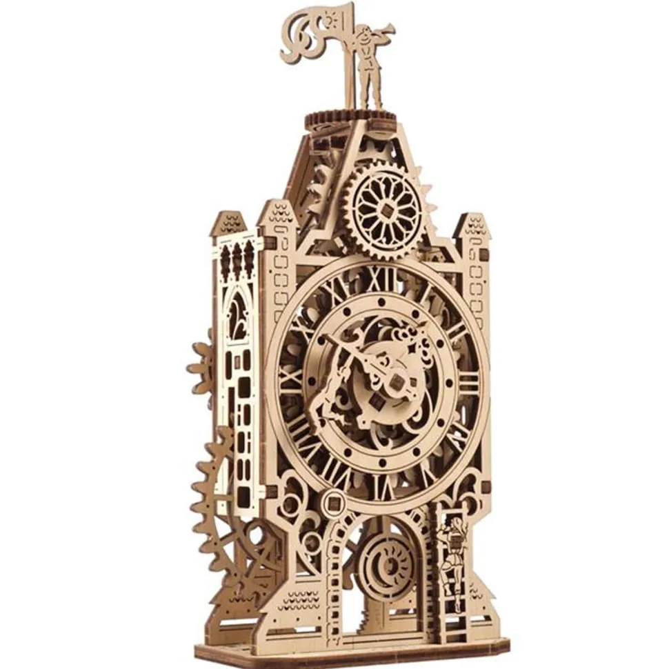 Mini Maquette en bois : Ancienne tour d'horloge - Ugears
