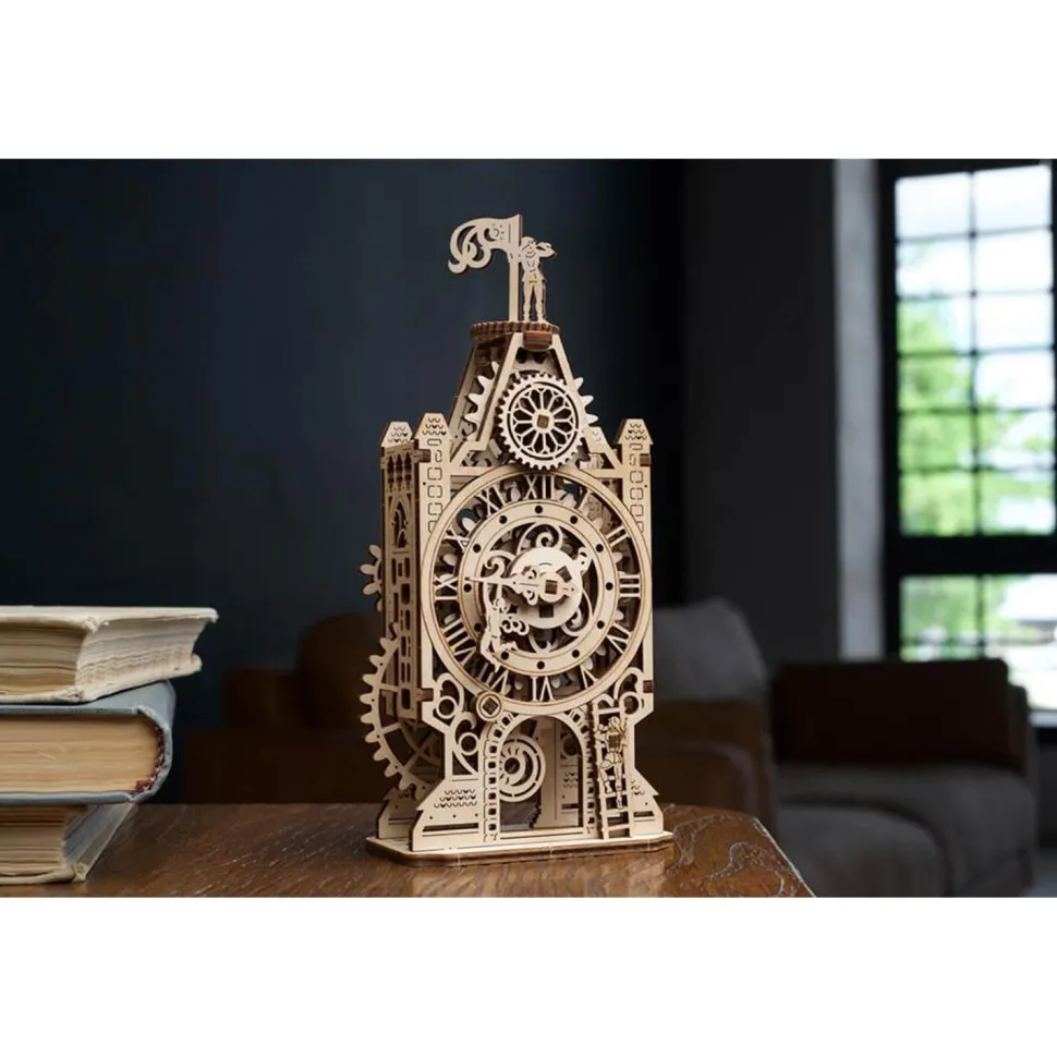Mini Maquette en bois : Ancienne tour d'horloge - Ugears