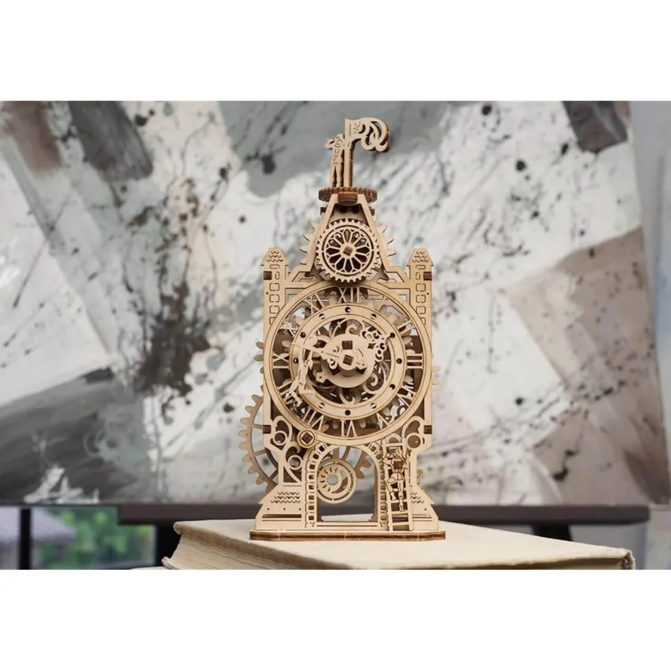 Mini Maquette en bois : Ancienne tour d'horloge - Ugears