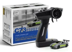 Mini Micro Rally 1/76 Gris/vert Turbo Racing - Turbo Racing