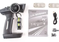 Mini Micro Rally 1/76 Gris/vert Turbo Racing - Turbo Racing