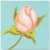 Mini peinture au numéro : Fleur en bouton - toile tendue sur chassis - Figured'Art
