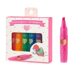 6 mini surligneurs - Djeco