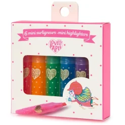 6 mini surligneurs - Djeco