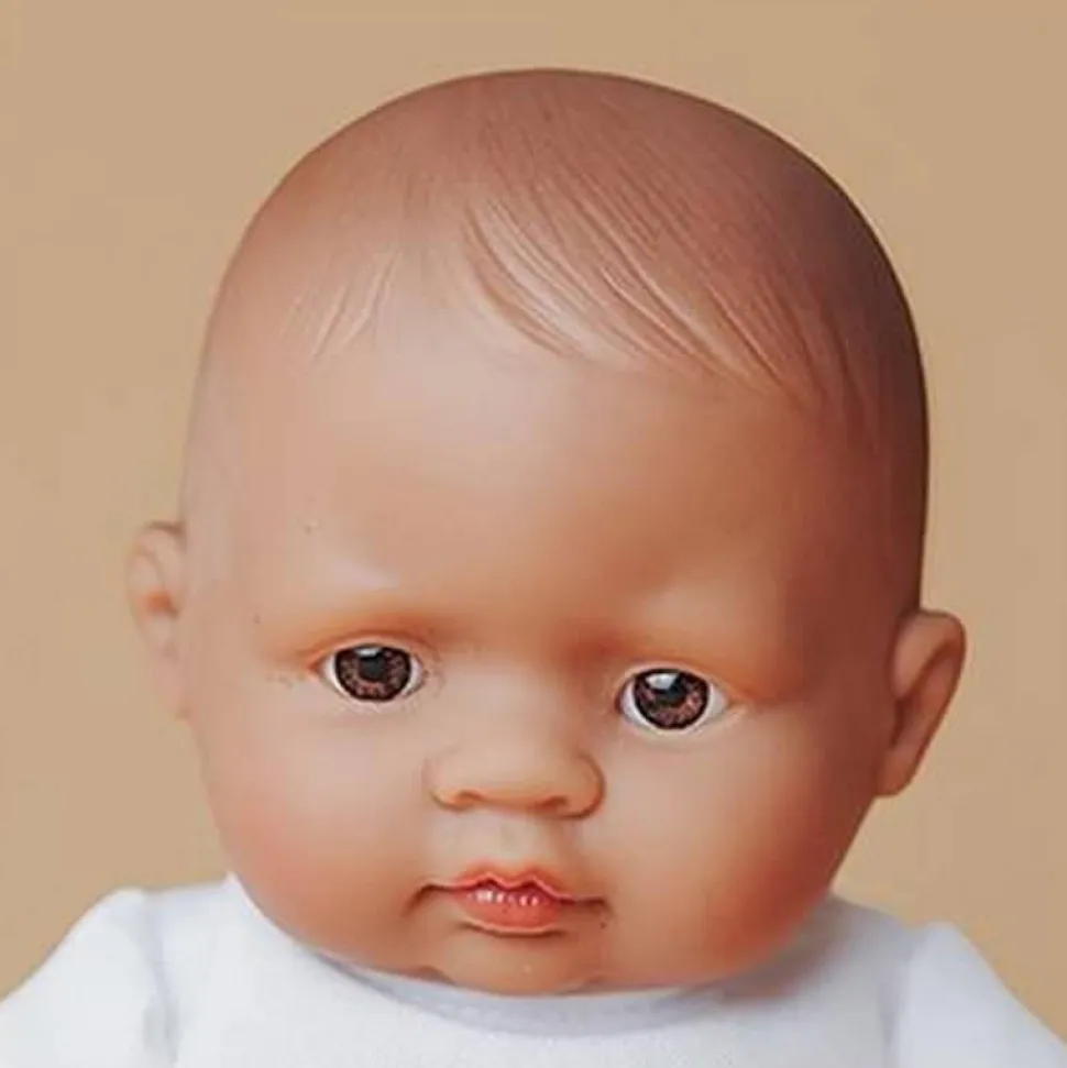 ML Poupées: POUPÉE BÉBÉ GARCON LATINO-AMERICAIN HABILLÉES 21cm - Miniland