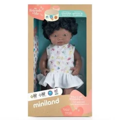 ML Poupées: POUPÉE FILLE AFRICAINE HABILLÉES 38 cm - Miniland