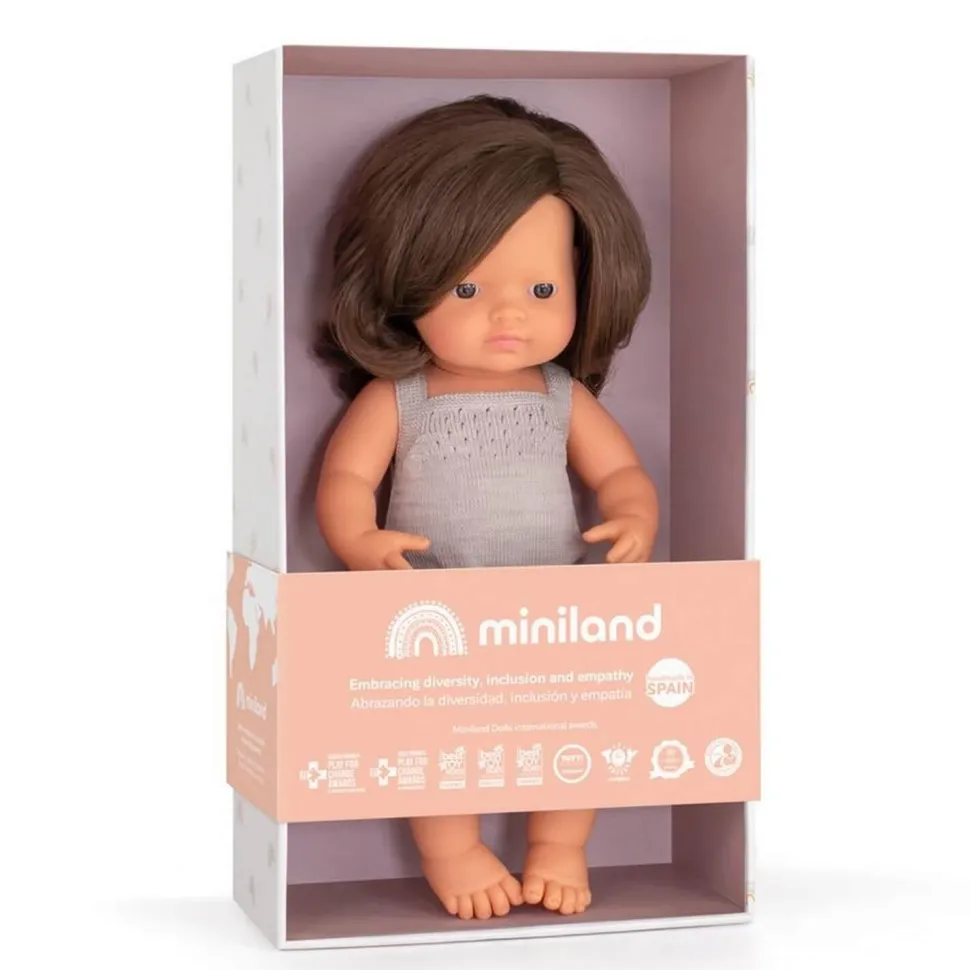 ML Poupées: POUPÉE FILLE EUROPÉENNE - Miniland