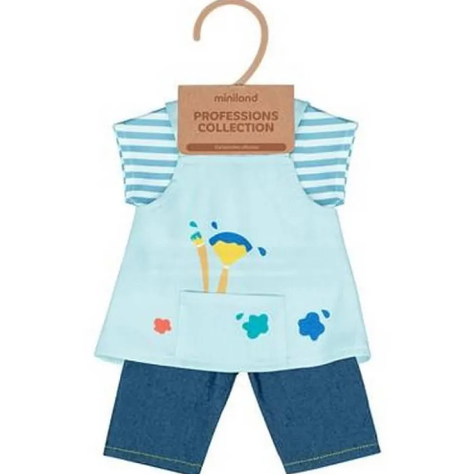 ML Poupées: SET de VÊTEMENTS MÉTIERS Artiste 38cm - Miniland