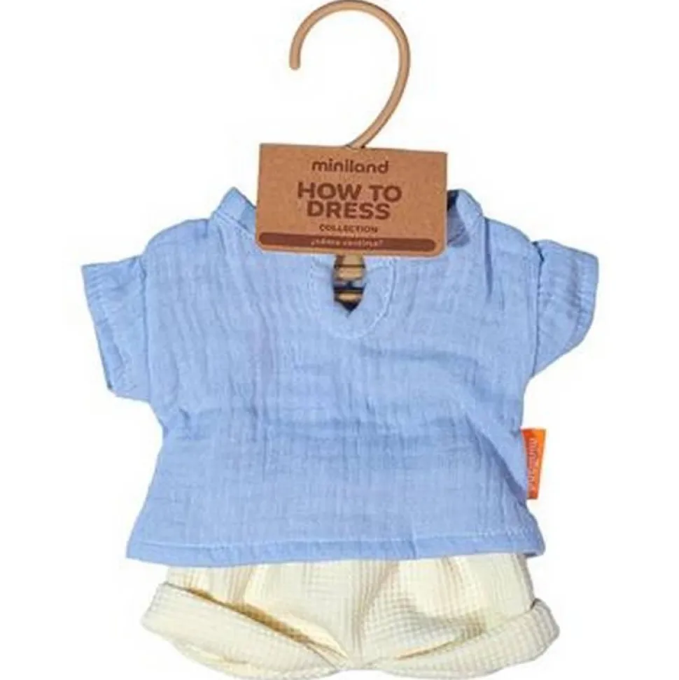 ML Poupées: T-SHIRT et SHORT 32cm - Miniland