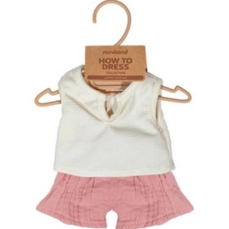 ML Poupées: T-SHIRT et SHORT 38cm - Miniland