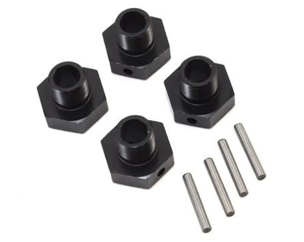 20mm Wheel Hexes and Pins, BLK (4) - Super Baja Rey - Losi - Losi - TLR
