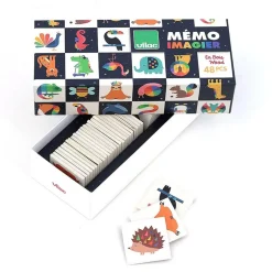 Mémo imagier en bois, Les animaux - Andy Westface - Vilac