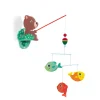 Mobile décoratif en bois : Ours à la pêche - Djeco
