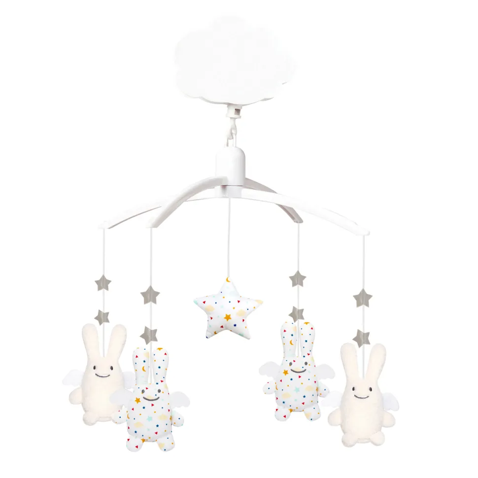 Mobile Musical Ange Lapin Etoiles - Trousselier