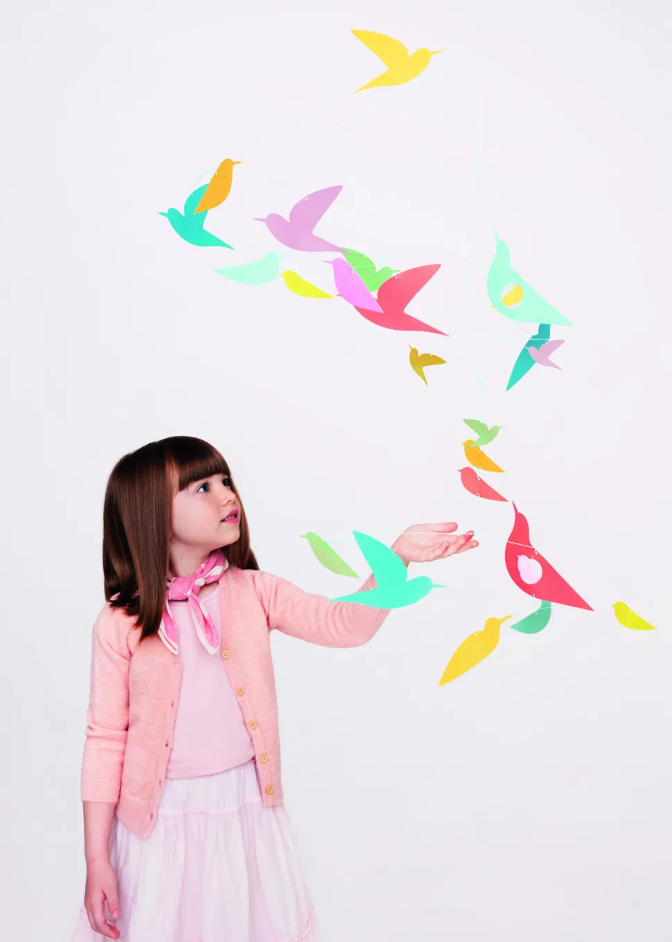 MOBILES - LITTLE BIG ROOM : Oiseaux multicolores - Djeco