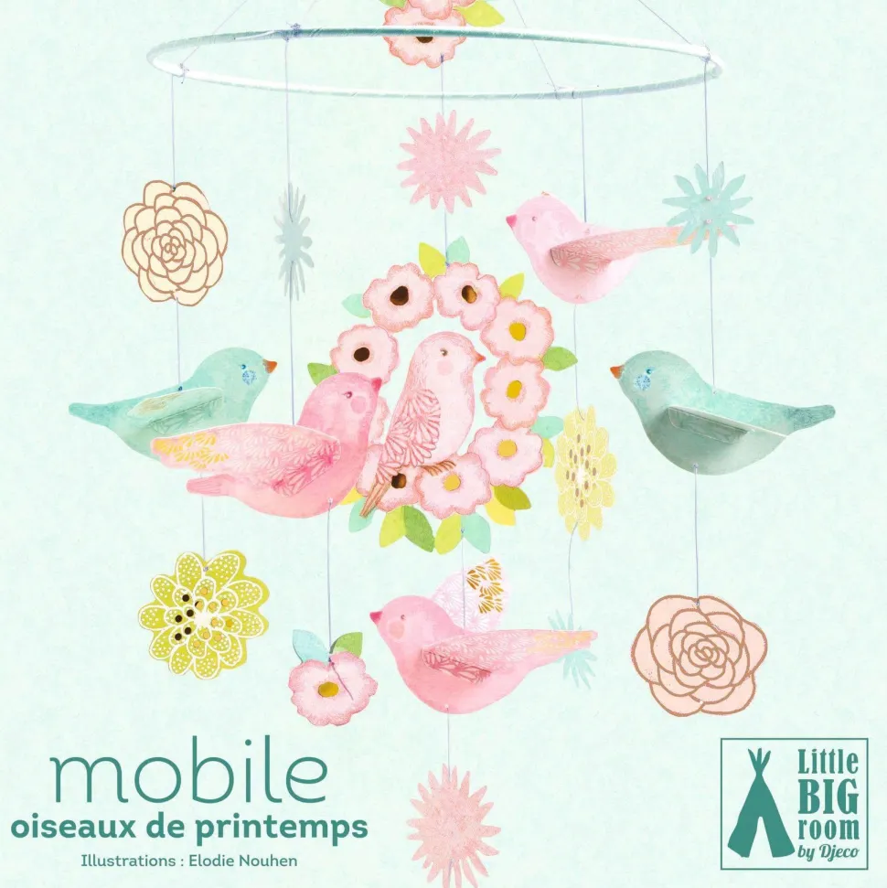 MOBILES - LITTLE BIG ROOM : Oiseaux de printemps - Djeco