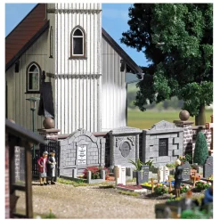 Modélisme : Accessoires de décor - Caveau de famille - Busch