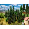 Modélisme : Végétation : 30 arbres de forêt mixte, assortis - Faller