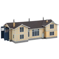 Modélisme ferroviaire HO : Hangar à locomotives, 1 emplacement - Faller