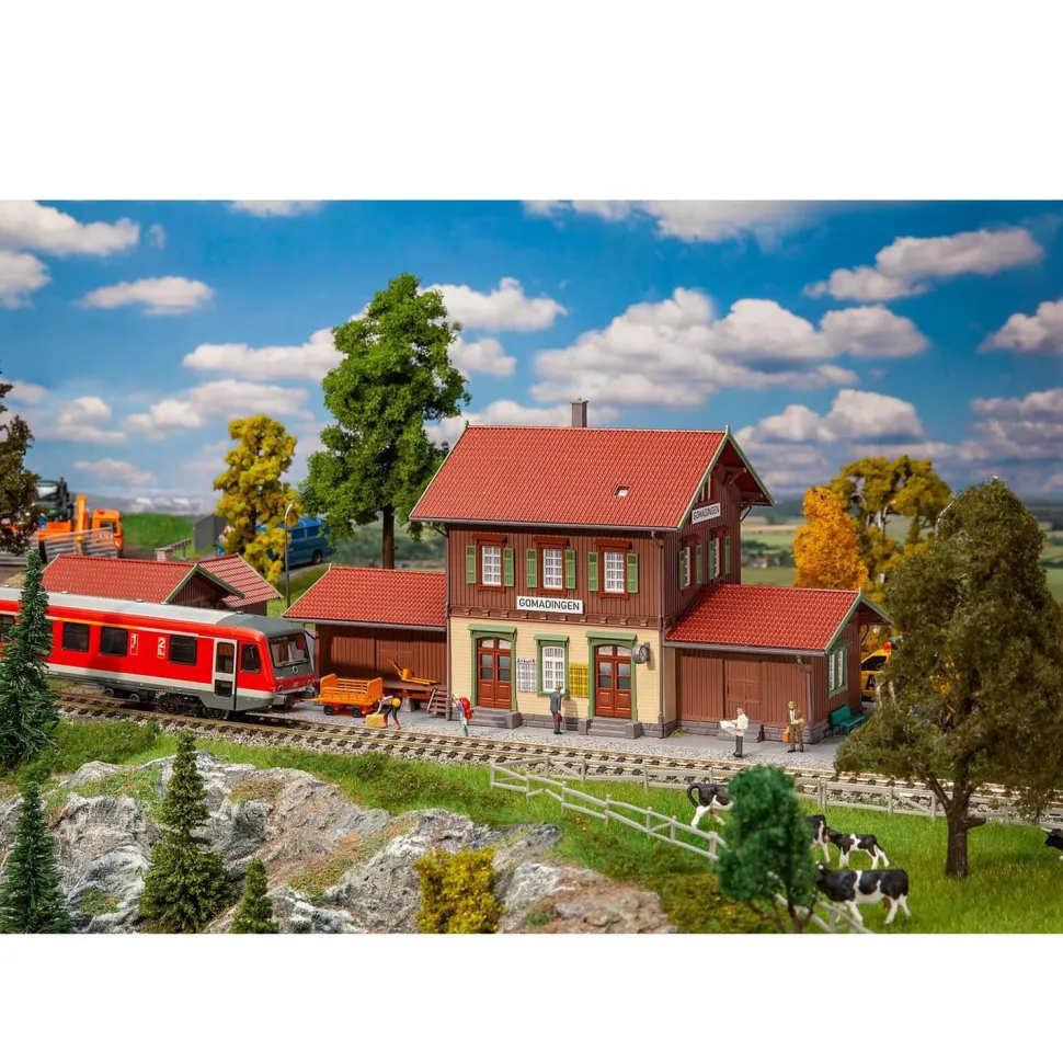 Modélisme ferroviaire HO : Gare de Gomadingen - Faller