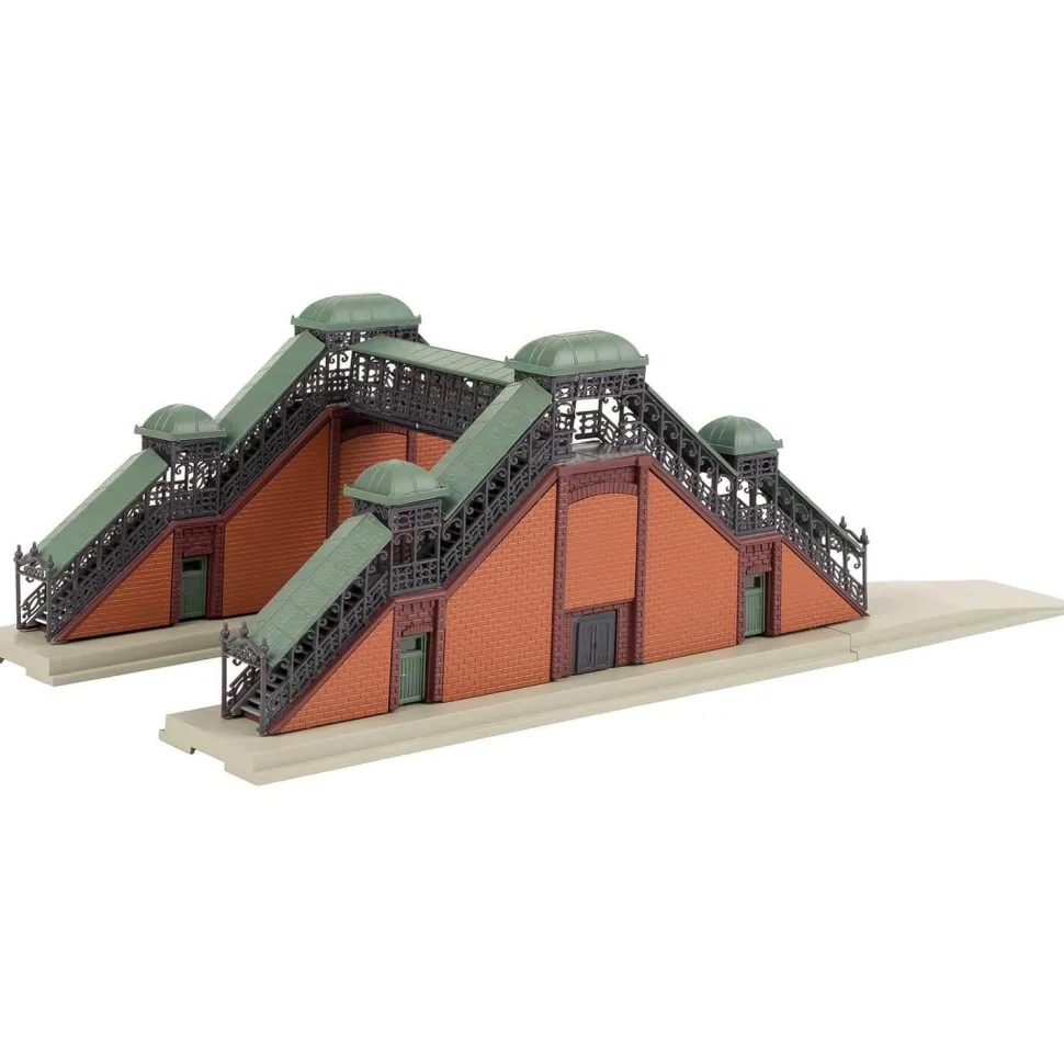 Modélisme ferroviaire N : Pont piéton - Faller