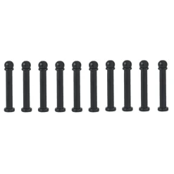 Modélisme HO : 10 Bornes en fer (10 pièces) - Faller