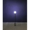 Modélisme HO : Éclairage public : Réverbère de parc LED lampe boule rapportée - Faller