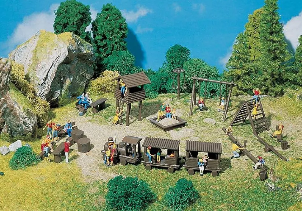 Modélisme HO : Accessoires de décor : Terrain d'aventure - Faller