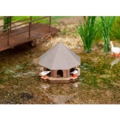 Modélisme HO : Accessoires de décor : Cabane à canards - Faller