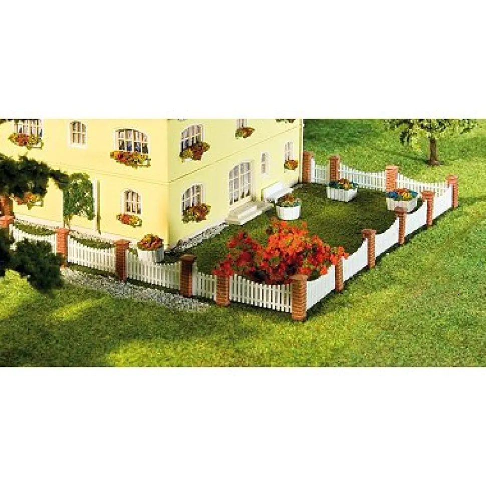 Modélisme HO : Accessoires de décor : Clôture de jardinet - Faller