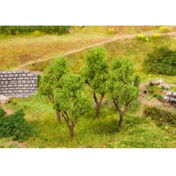 Modélisme HO : Assortiment de 4 arbres - Faller