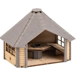 Modélisme HO : Cabane à barbecue - Faller