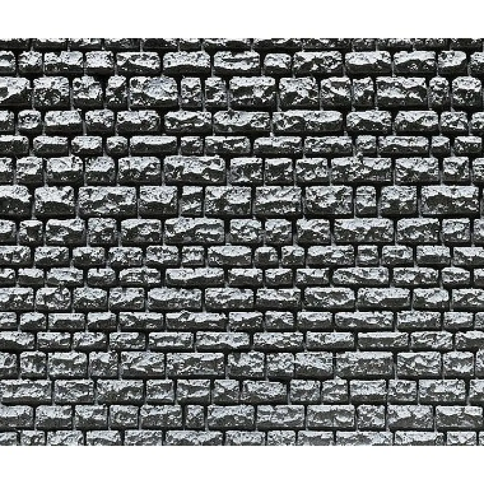 Modélisme HO : Dalle décorative pros : Maçonnerie de panneresses - Faller