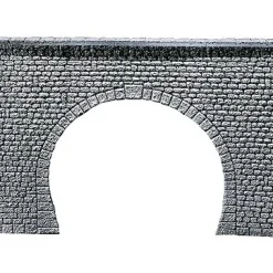 Modélisme HO : Dalle décorative pros : Entrée de tunnel 2 voies - Faller