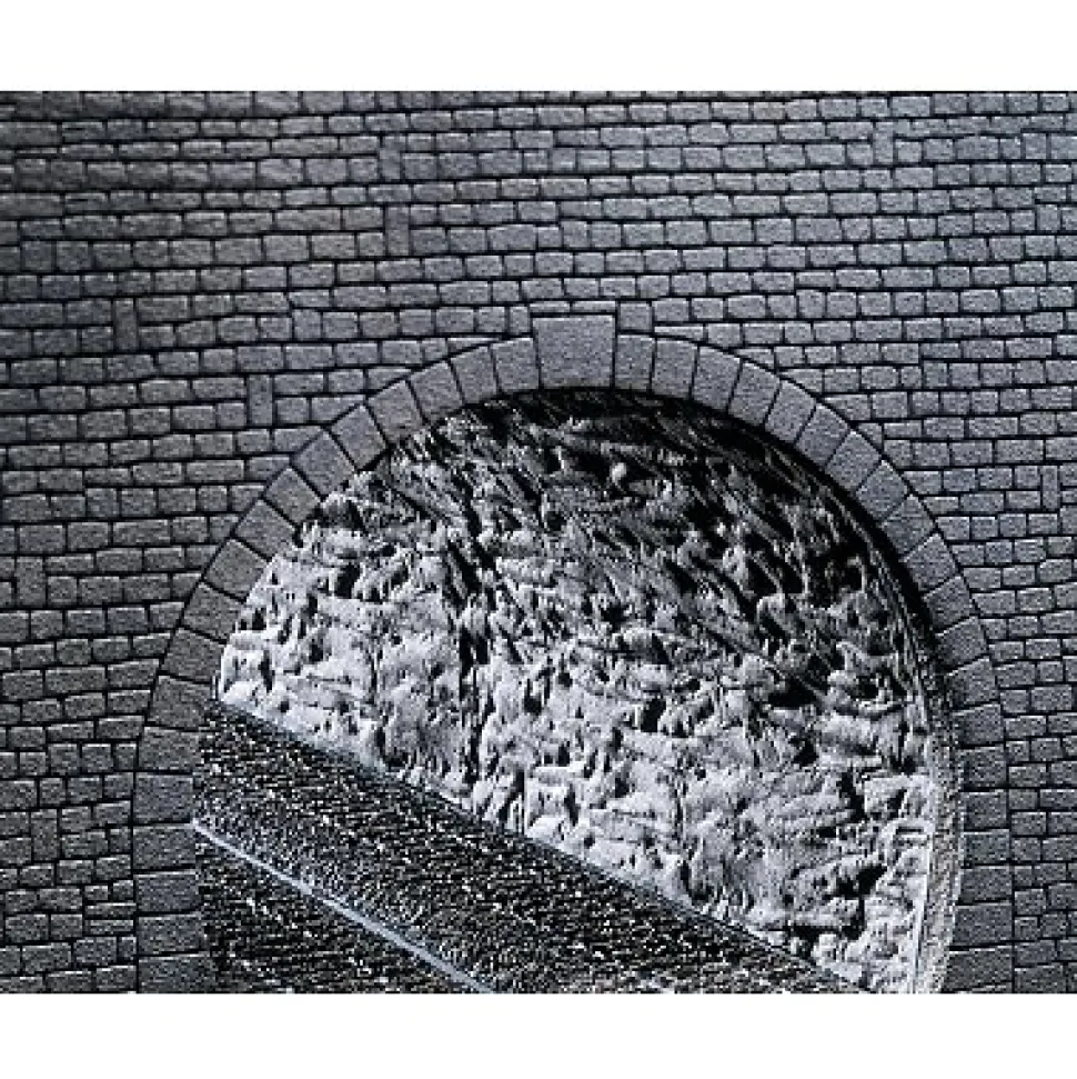 Modélisme HO : Dalle décorative pros : Structure de rochers portion de tunnel - Faller
