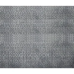 Modélisme HO : Dalle décorative : Pierre de taille grise - Faller