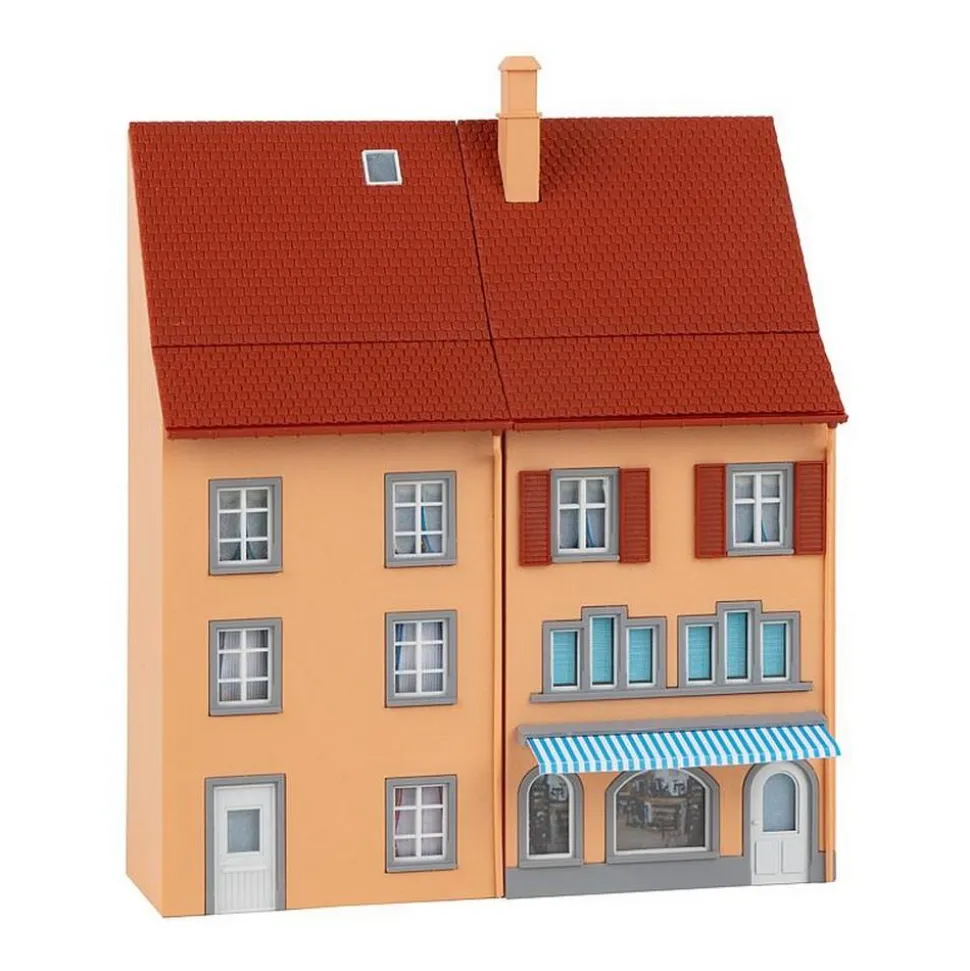 Modélisme HO : Deux Maisons en relief petite ville - Faller