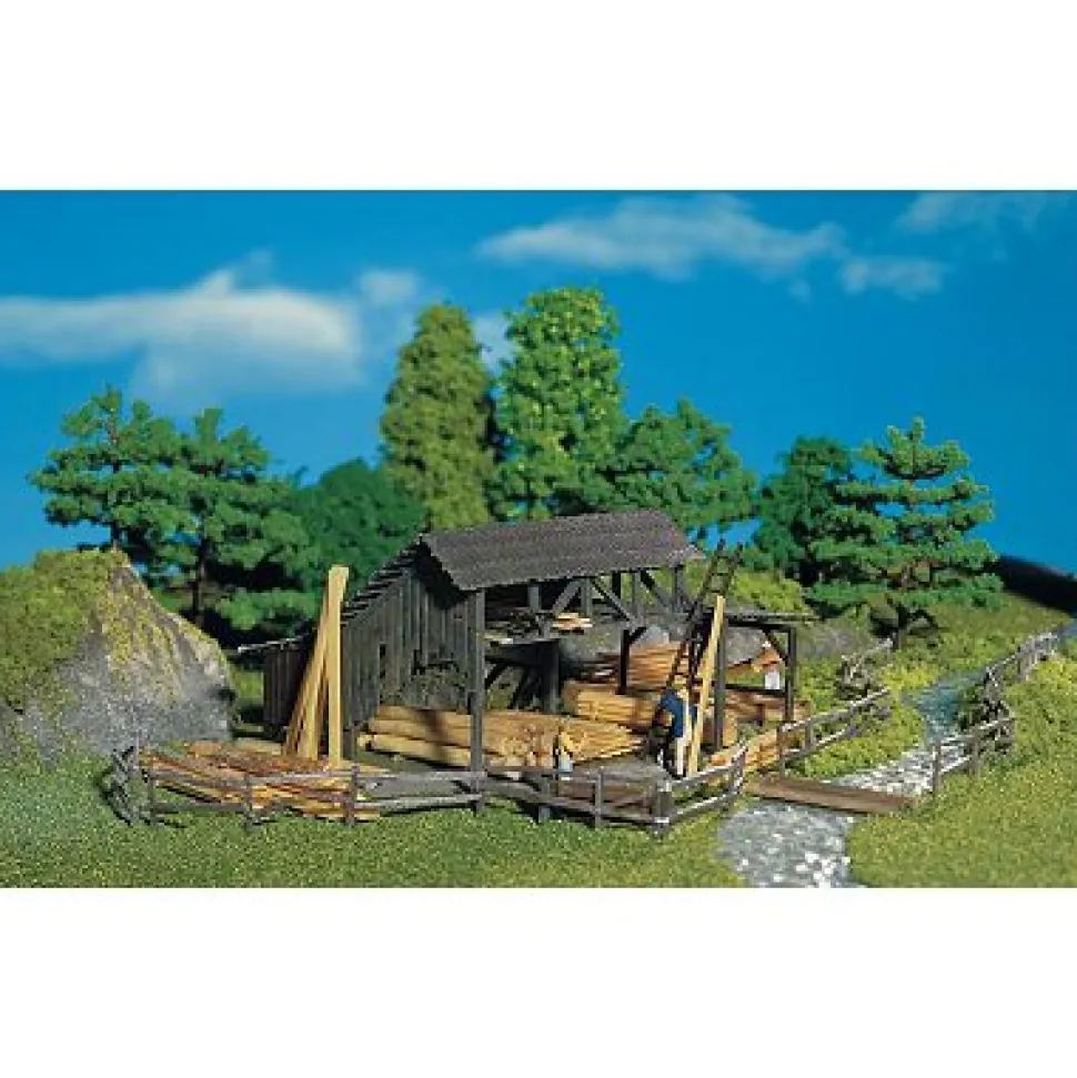 Modélisme HO : Dépôt de bois - Faller