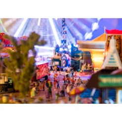 Modélisme HO : Effet sonore miniature Annonce de manège de fête foraine - Faller