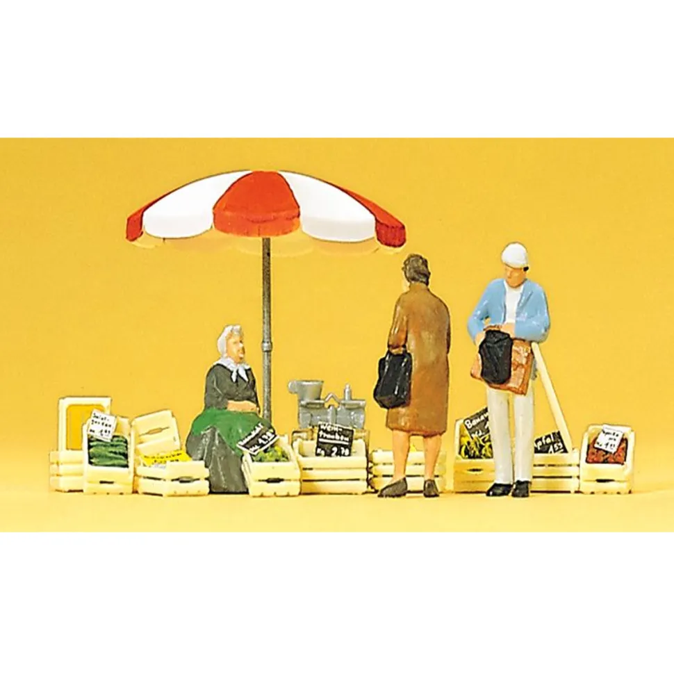 Modélisme HO : Figurines : Au marché - Preiser