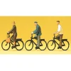 Modélisme HO : Figurines : Cyclistes - Preiser