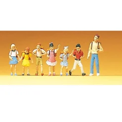 Modélisme HO : Figurines - Ecoliers - Preiser