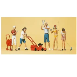 Modélisme HO : Figurines - Jardiniers amateurs - Preiser