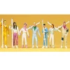 Modélisme HO : Figurines - Skieurs - Preiser