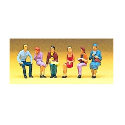 Modélisme HO : Figurines : Spectateurs assis - Preiser