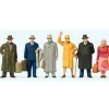 Modélisme HO : Figurines - voyageurs debout - 1:45 - Preiser