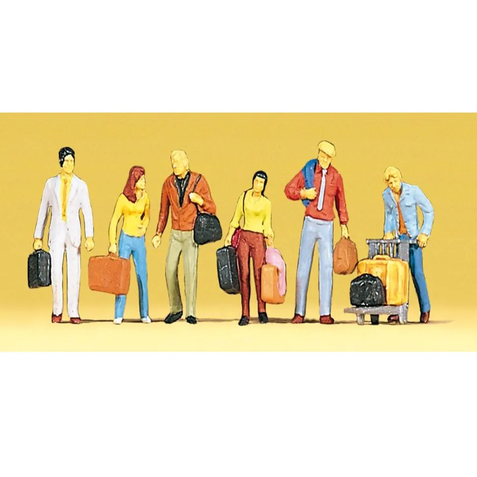 Modélisme HO : Figurines : Voyageurs en marche - Preiser