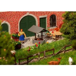 Modélisme HO : Fontaine décorative - Faller