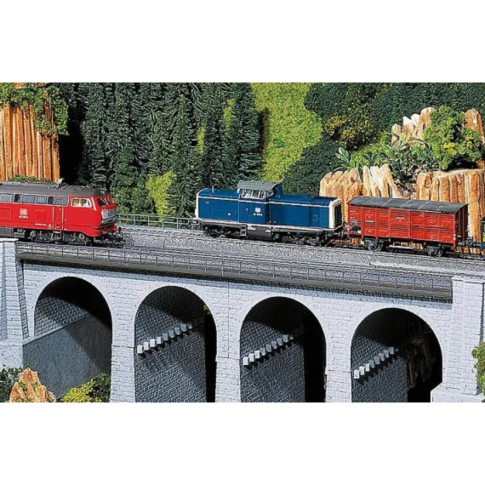 Modélisme HO : Partie supérieure de viaduc - Faller