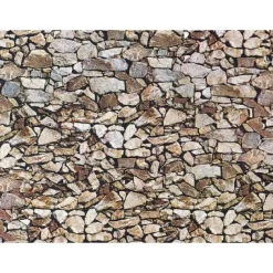 Modélisme HO : Plaque de mur : Pierre naturelle monzonite - Faller